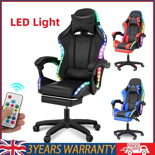Gaming chair with - with, led