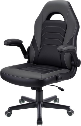 Ergonomic gaming chair grey - gaming,